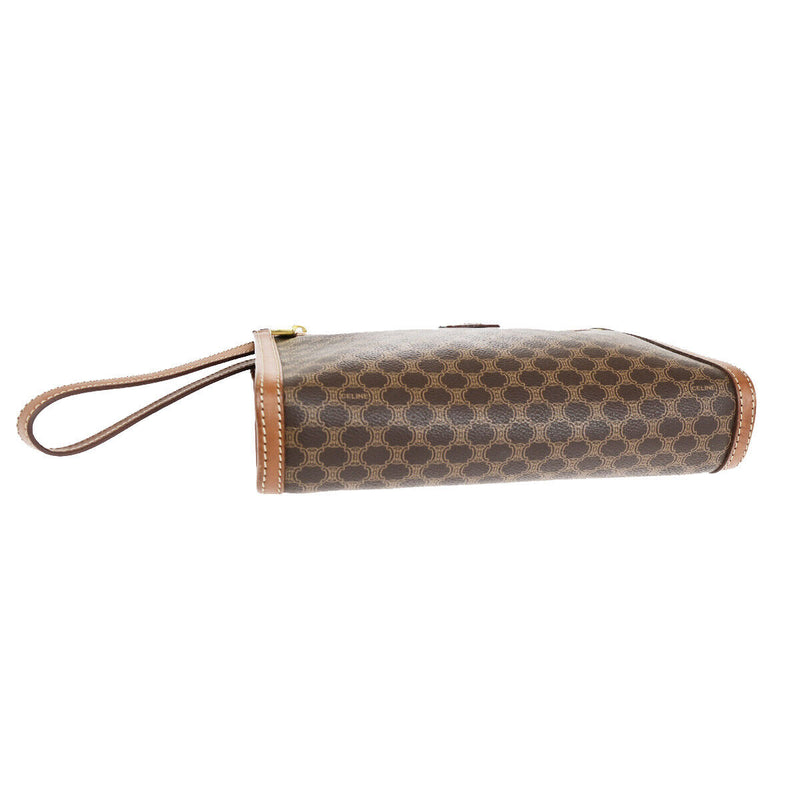 Celine Logo Macadam Pattern Clutch Hand