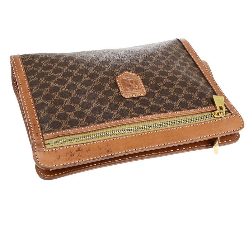 Celine Logo Macadam Pattern Clutch Hand