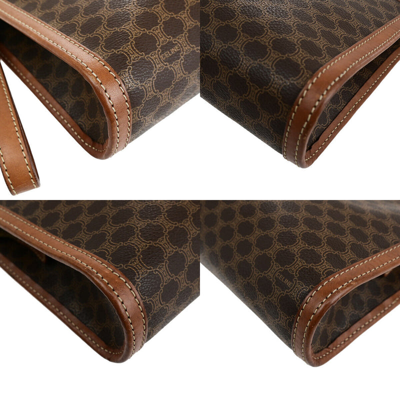 Celine Logo Macadam Pattern Clutch Hand