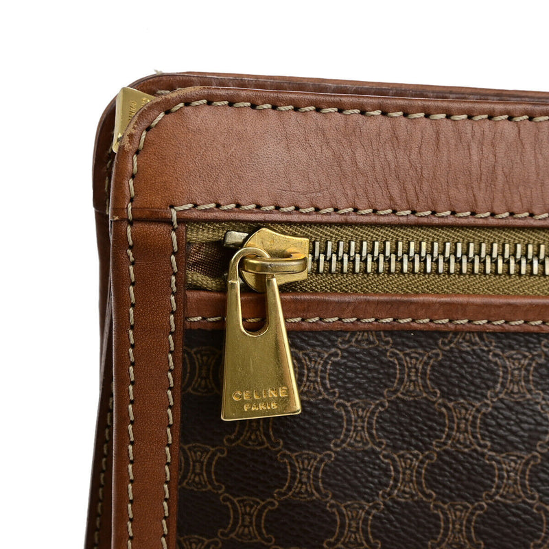 Celine Logo Macadam Pattern Clutch Hand