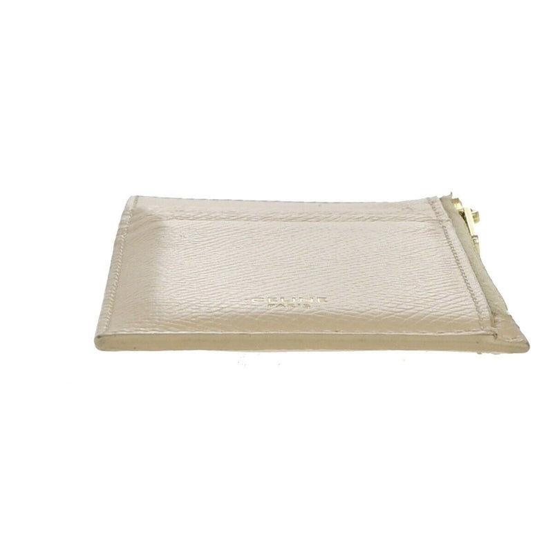 Celine Logo Fragment Card Coin Case