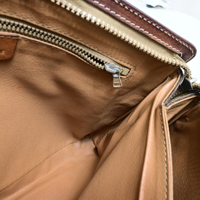 Celine Logo Macadam Pattern Clutch Hand