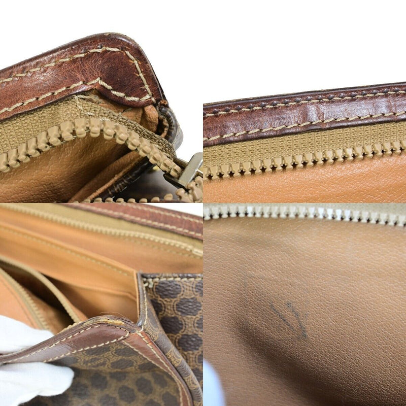 Celine Logo Macadam Pattern Clutch Hand