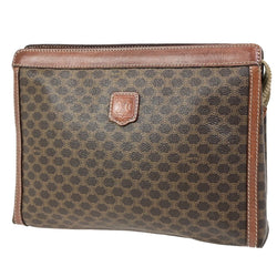 Celine Logo Macadam Pattern Clutch Hand
