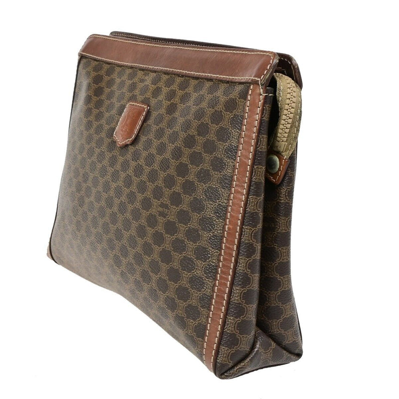 Celine Logo Macadam Pattern Clutch Hand