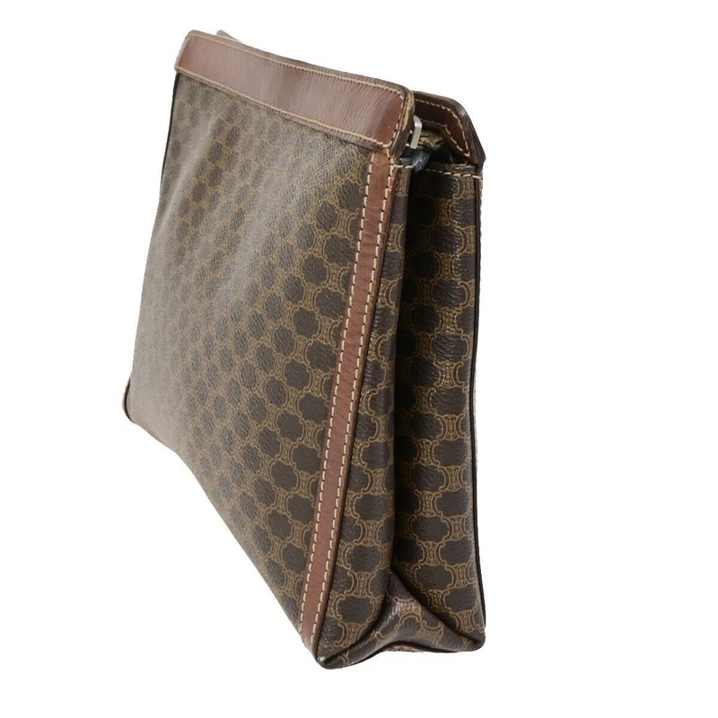 Celine Logo Macadam Pattern Clutch Hand