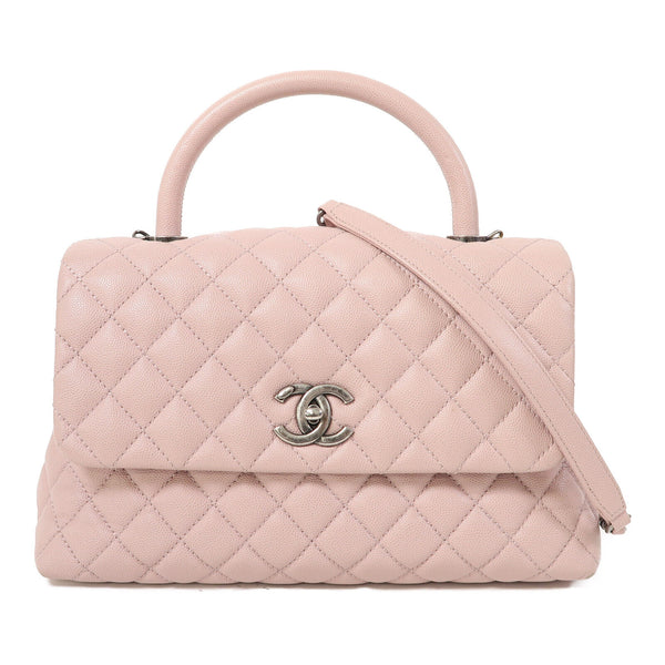 Chanel Quilted Cc Shw Coco Handle 2 Way