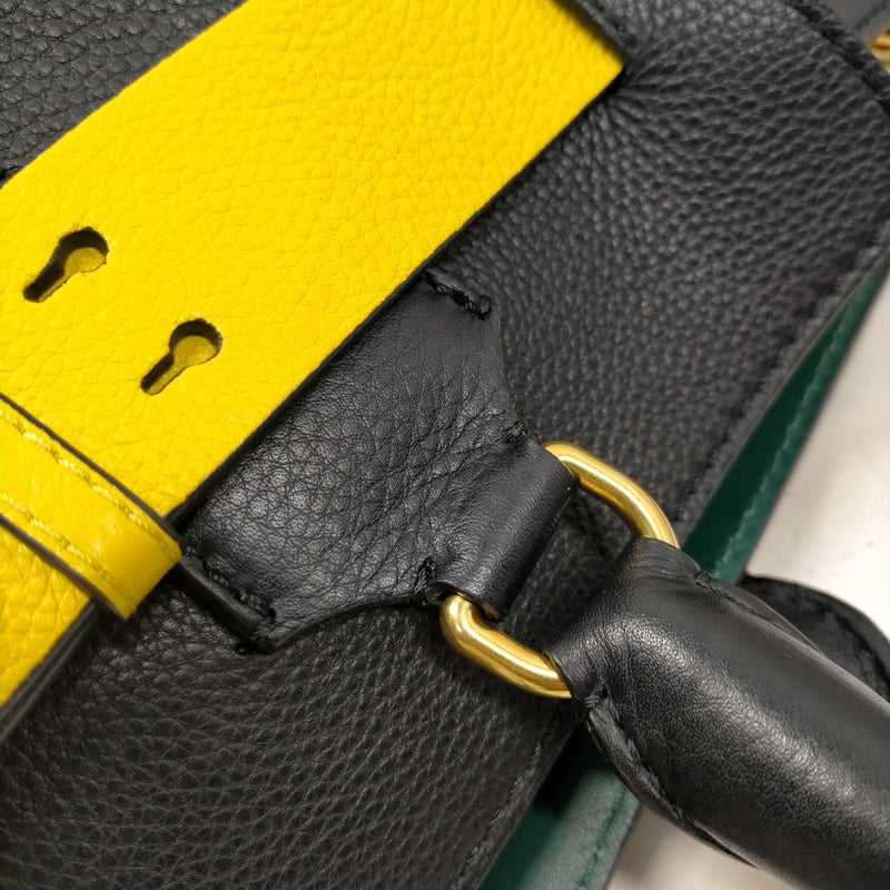 Burberry Tote Bag Black Leather
