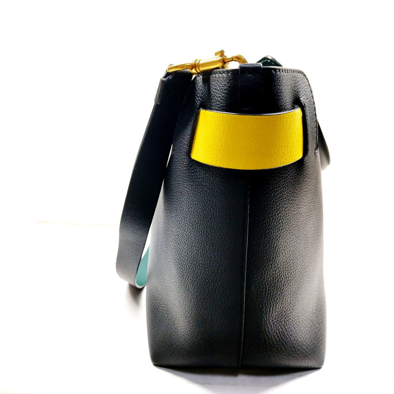 Burberry Tote Bag Black Leather