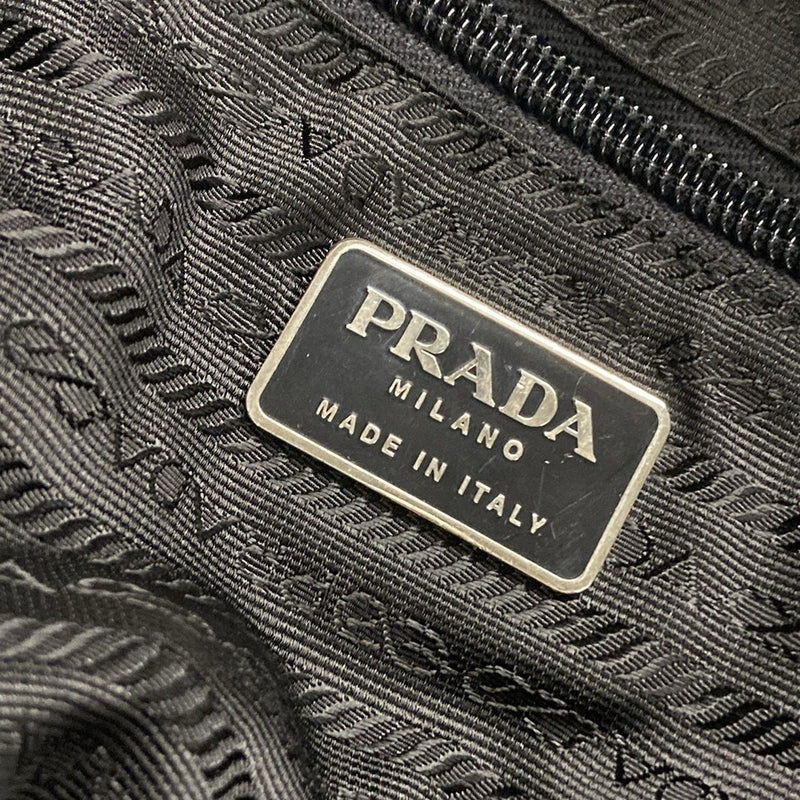 Prada - Black Nylon Leather