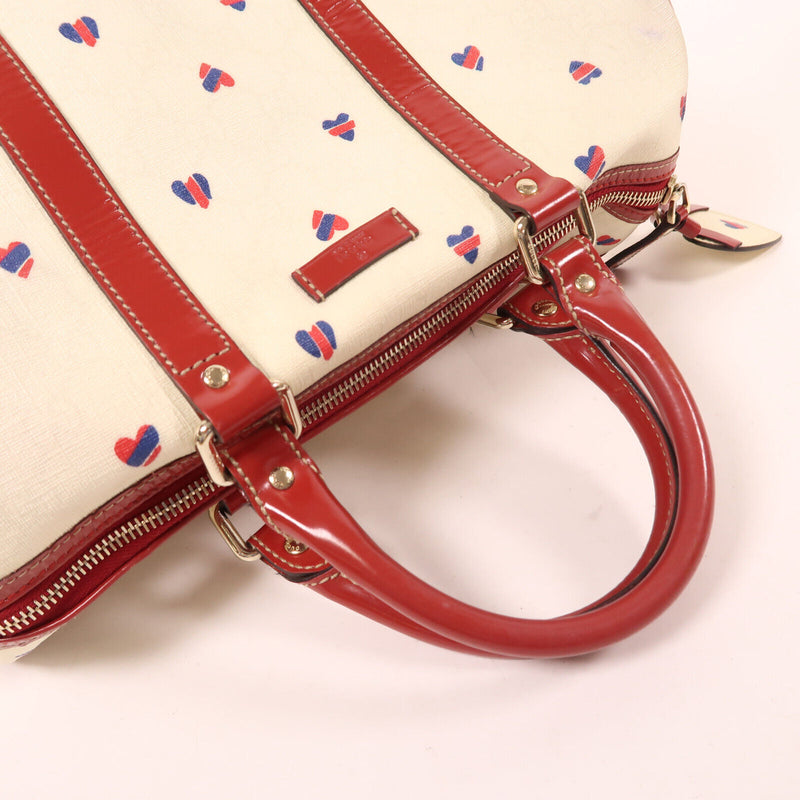 Gucci Gg Ghw Hand Bag Pvc Coated Canvas