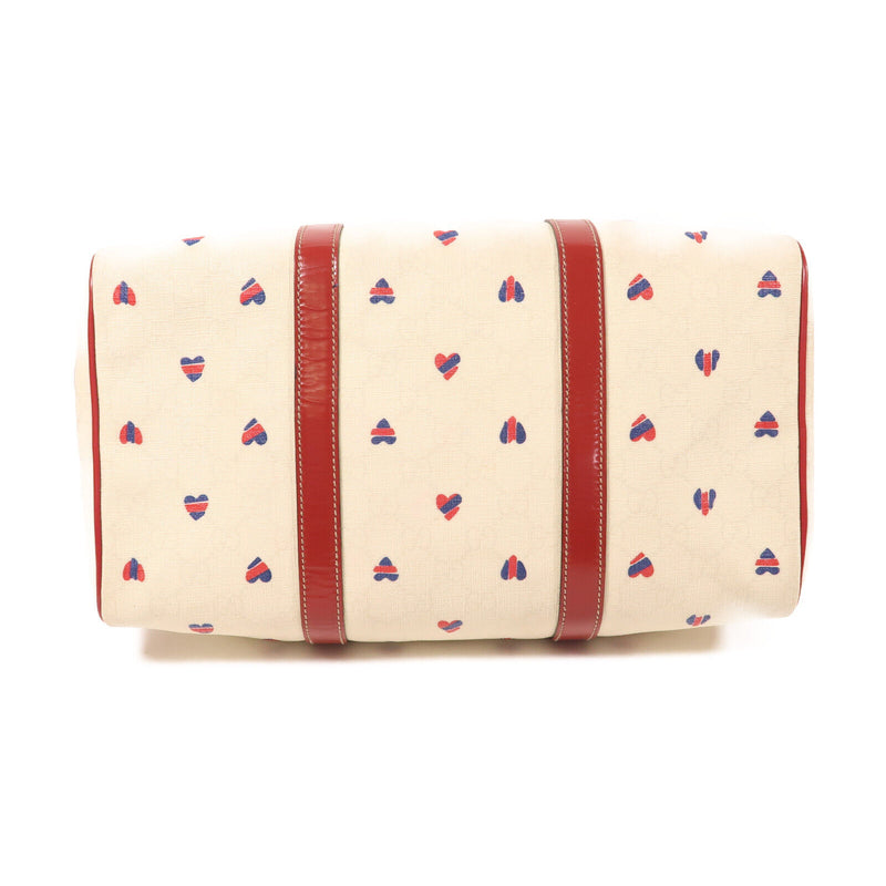 Gucci Gg Ghw Hand Bag Pvc Coated Canvas
