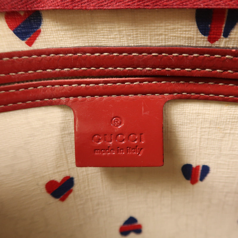 Gucci Gg Ghw Hand Bag Pvc Coated Canvas