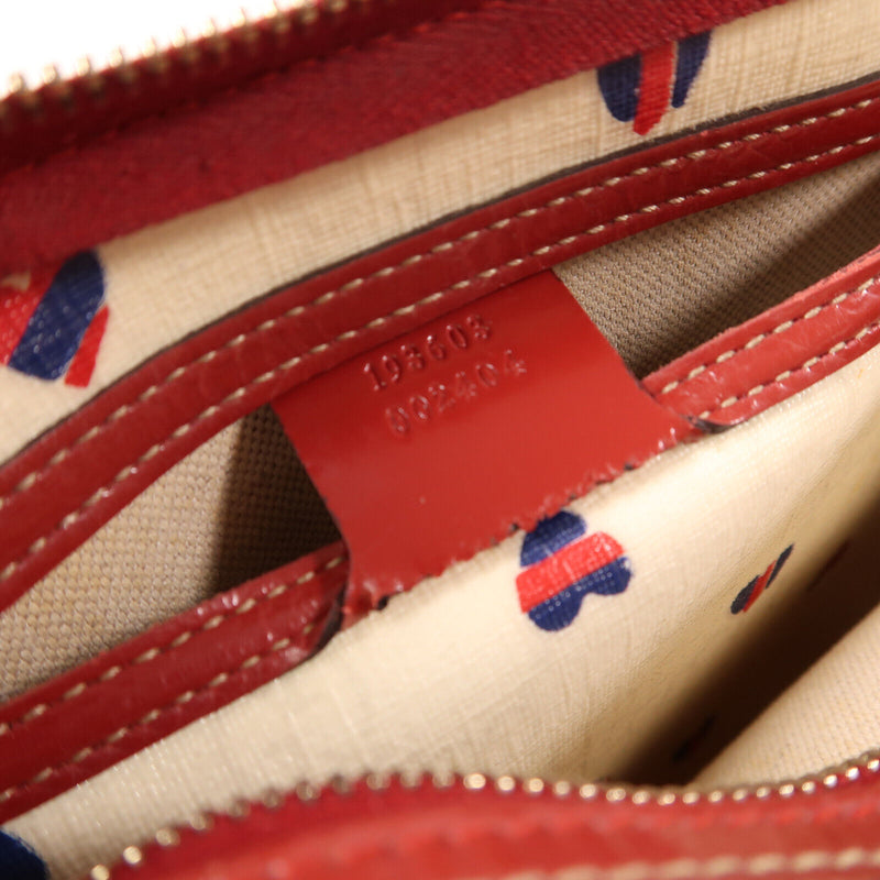 Gucci Gg Ghw Hand Bag Pvc Coated Canvas