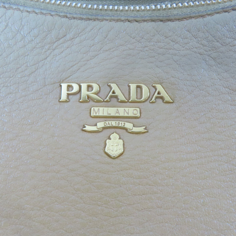 Prada Ghw Shoulder Handbag Calfskin