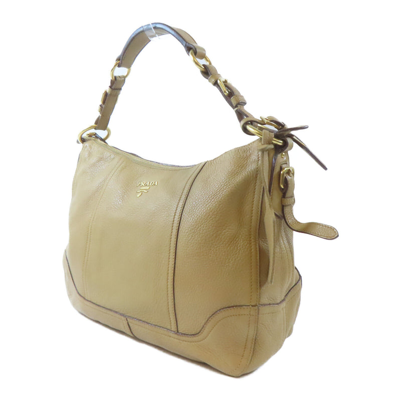 Prada Ghw Shoulder Handbag Calfskin
