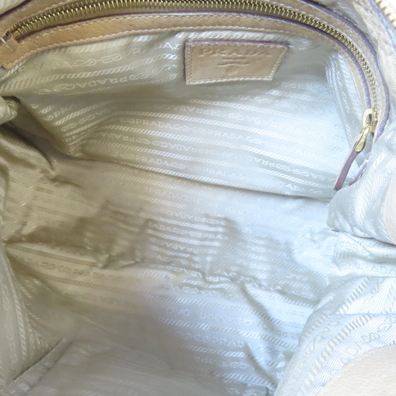 Prada Ghw Shoulder Handbag Calfskin