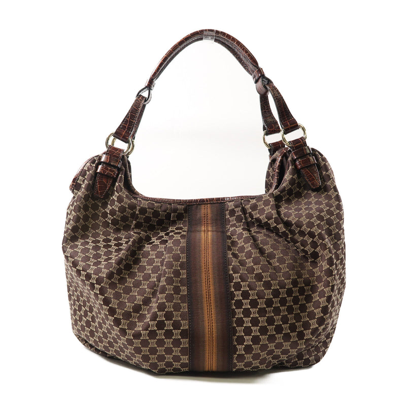 Celine Shw Hand Bag Shoulder Canvas