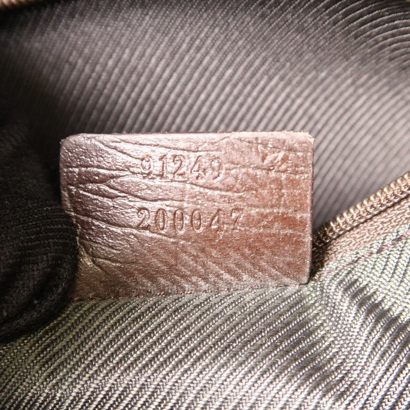 Gucci Gg Tote Bag Handbag Coated Canvas