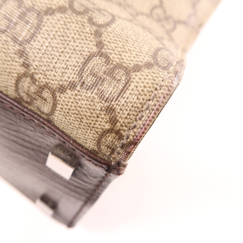 Gucci Gg Tote Bag Handbag Coated Canvas