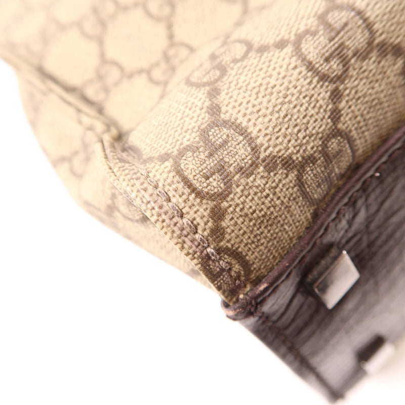 Gucci Gg Tote Bag Handbag Coated Canvas