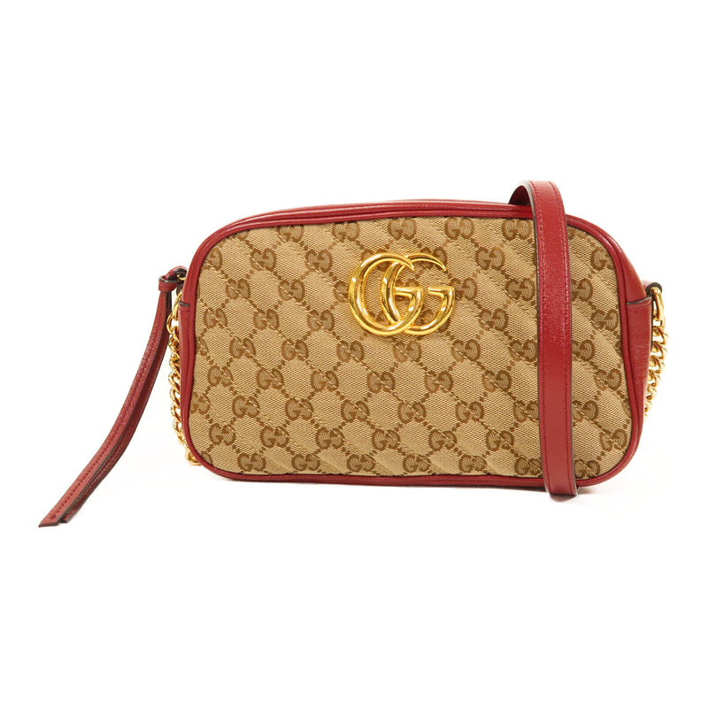 Gucci Gg Ghw Marmant Shoulder Bag Canvas