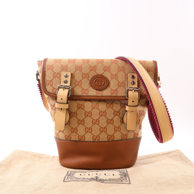 Gucci Gg Shw Shoulder Bag Canvas