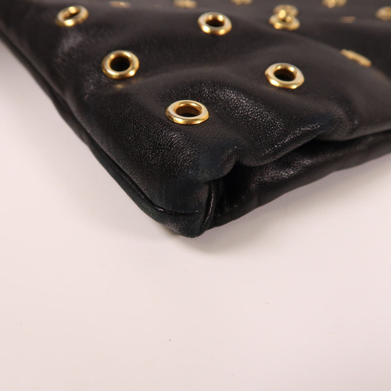 Prada Ghw Shoulder Bag Calfskin Leather