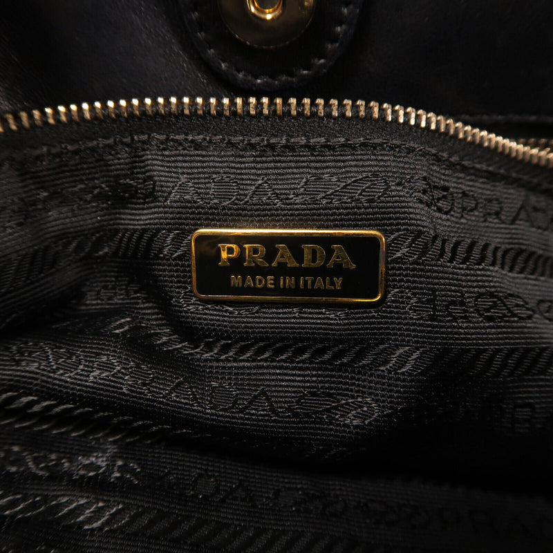 Prada Ghw Shoulder Bag Calfskin Leather