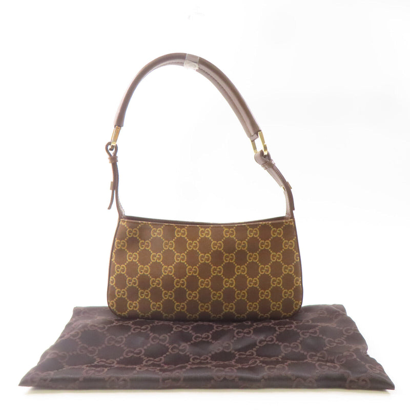 Gucci Gg Ghw Shoulder Bag Canvas/Leather