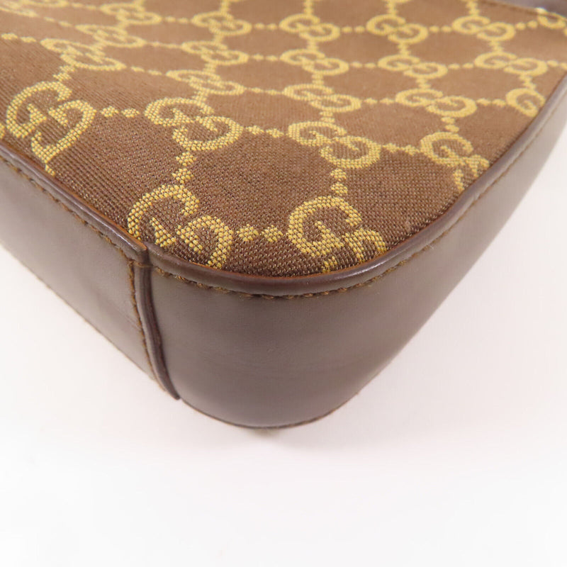 Gucci Gg Ghw Shoulder Bag Canvas/Leather