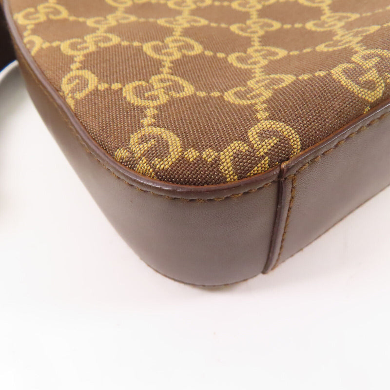 Gucci Gg Ghw Shoulder Bag Canvas/Leather