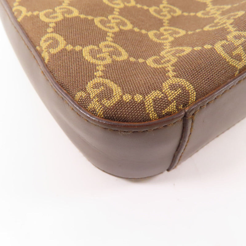 Gucci Gg Ghw Shoulder Bag Canvas/Leather