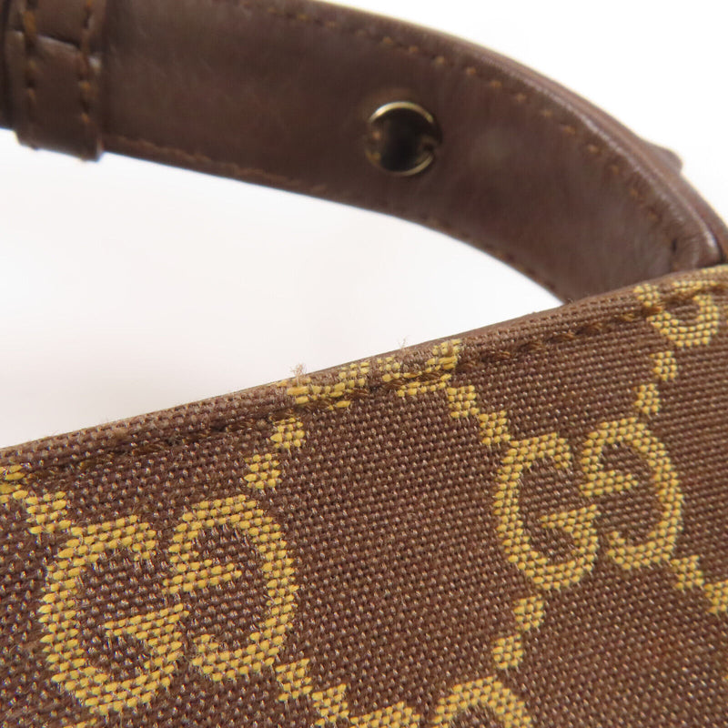 Gucci Gg Ghw Shoulder Bag Canvas/Leather