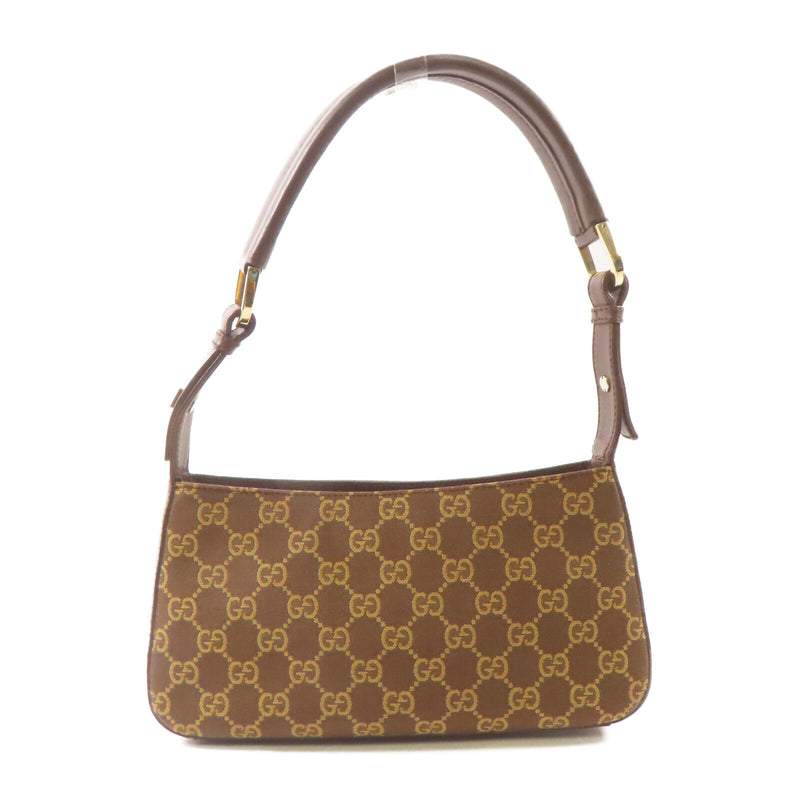 Gucci Gg Ghw Shoulder Bag Canvas/Leather