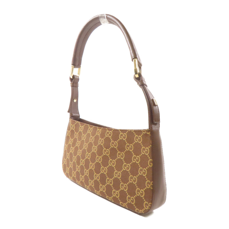 Gucci Gg Ghw Shoulder Bag Canvas/Leather