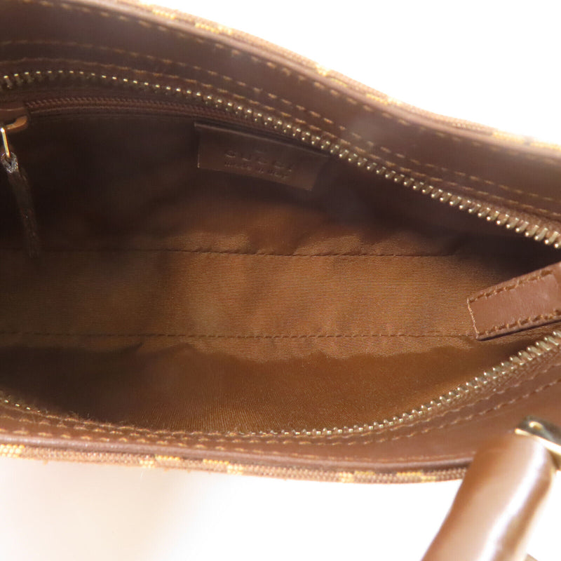 Gucci Gg Ghw Shoulder Bag Canvas/Leather