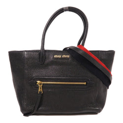 Miu Ghw 2 Way Shoulder Bag Calfskin