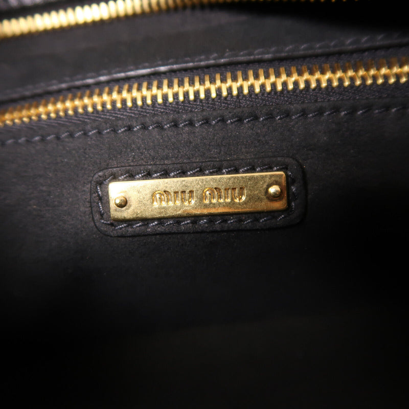 Miu Ghw 2 Way Shoulder Bag Calfskin