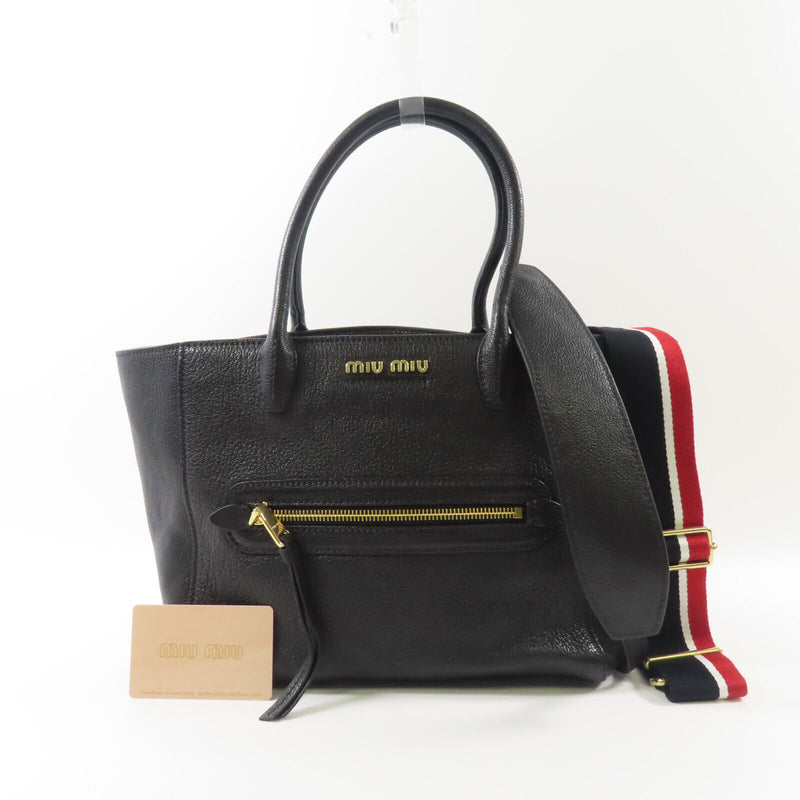 Miu Ghw 2 Way Shoulder Bag Calfskin