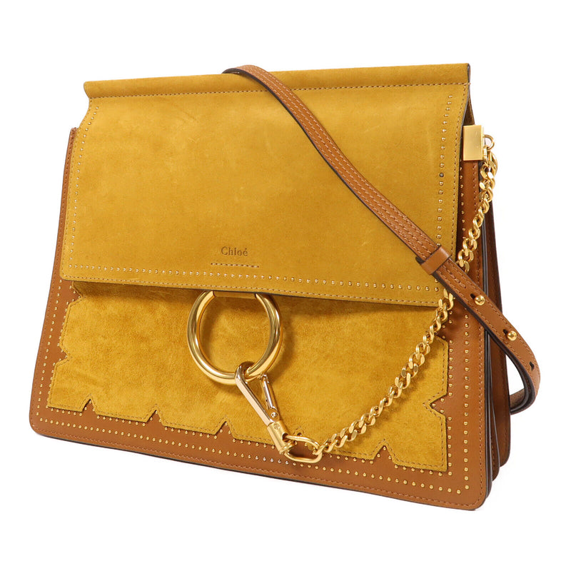 Chloe Ghw Faye Shoulder Bag Calfskin