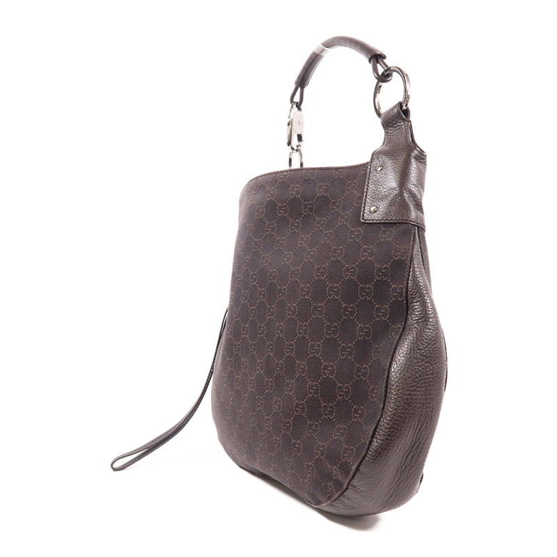 Gucci Gg Shw Shoulder Bag Canvas Brown