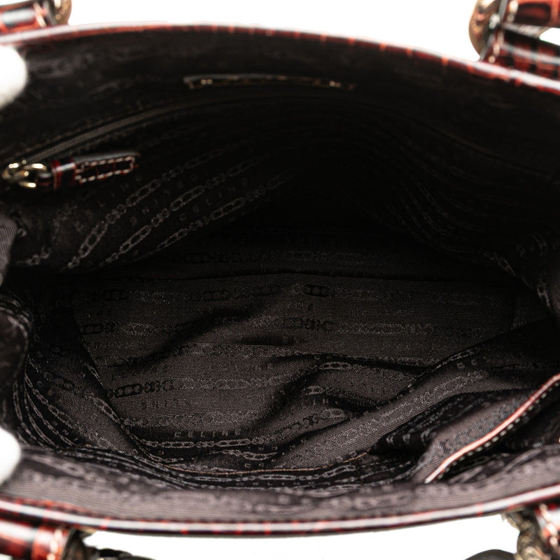 Celine Tote Brown Dark Canvas