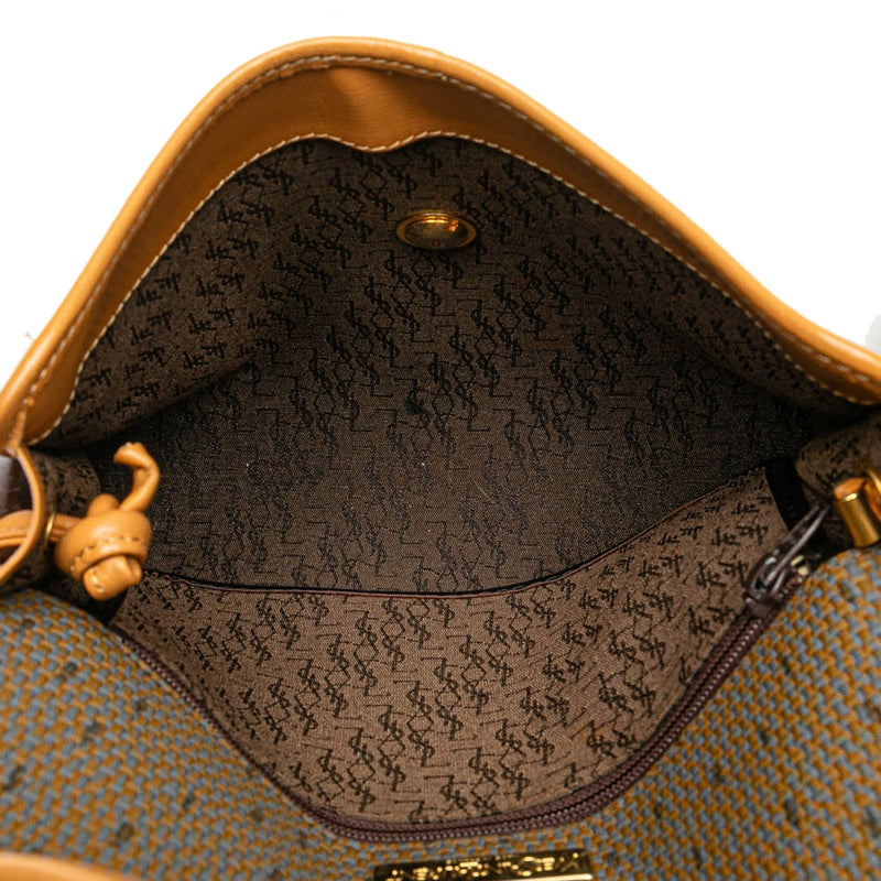 Yves Saint Laurent Coated Canvas