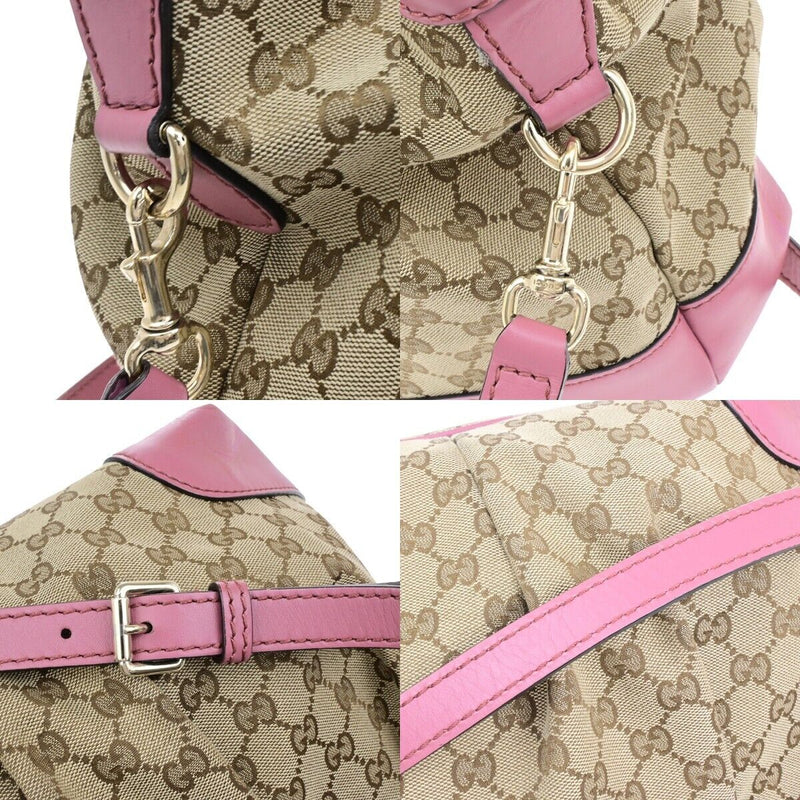 Gucci Logo Gg Pattern Shoulder Bag