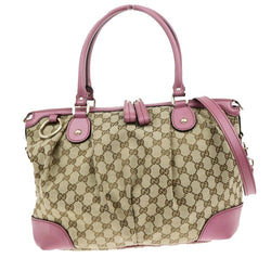 Gucci Logo Gg Pattern Shoulder Bag