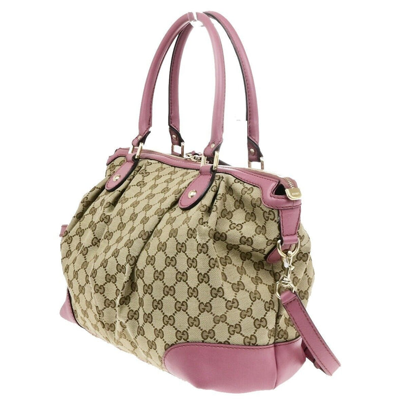 Gucci Logo Gg Pattern Shoulder Bag