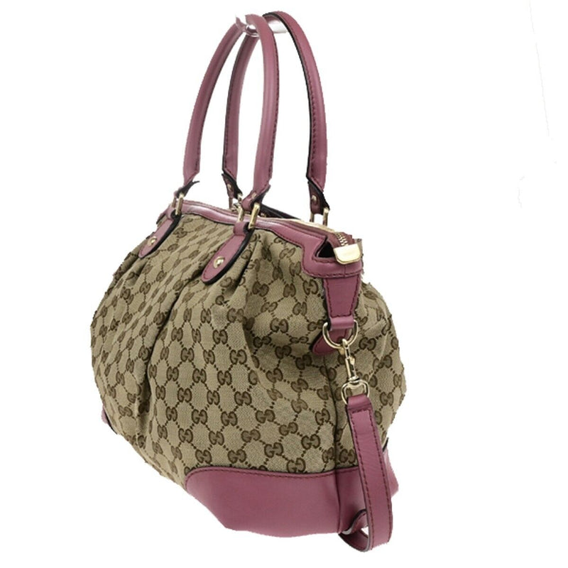 Gucci Logo Gg Pattern Shoulder Bag