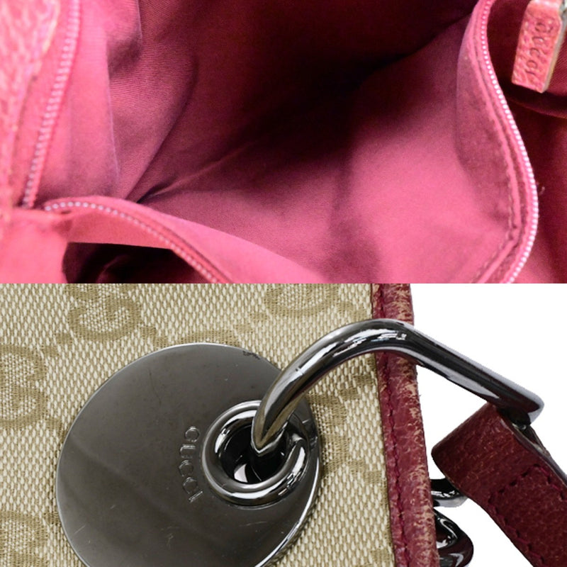 Gucci Logo Gg Pattern Shoulder Tote Bag