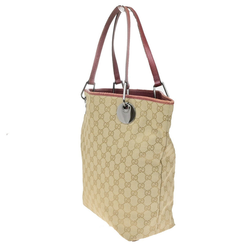Gucci Logo Gg Pattern Shoulder Tote Bag